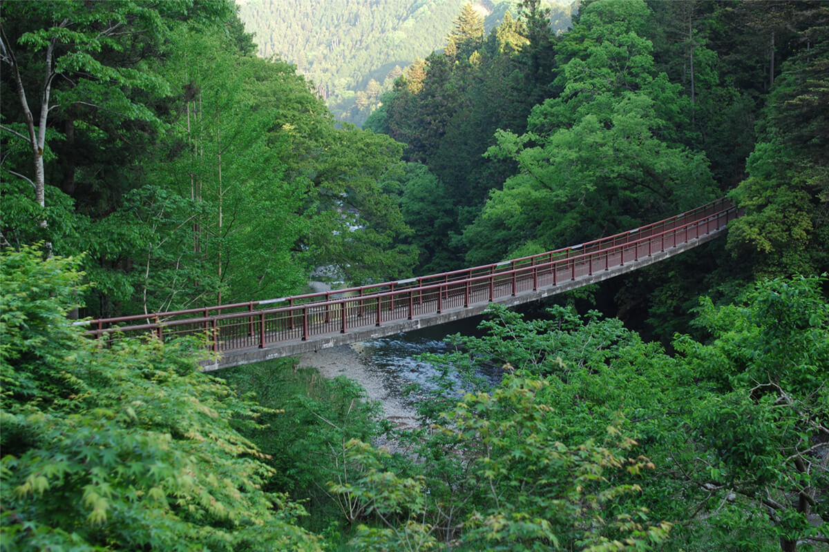 秋川渓谷の石舟橋